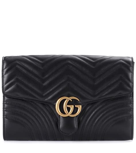 gucci gg marmont leather clutch|Gucci Marmont leather.